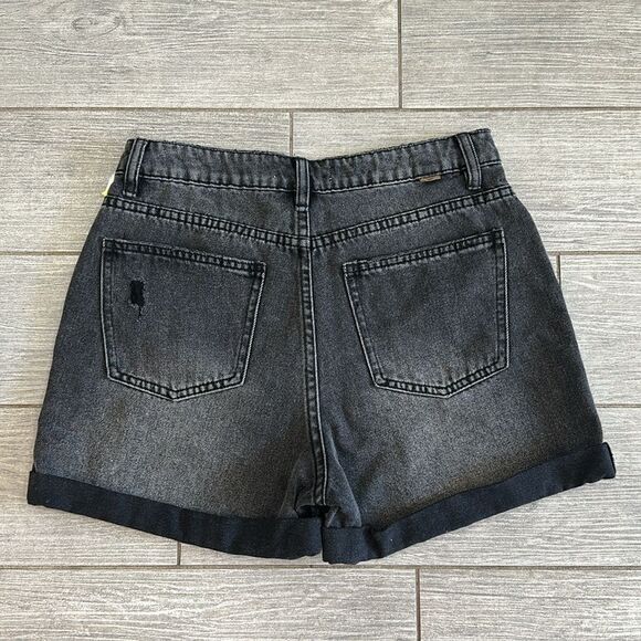 O’Neill Katrina Black Denim Shorts New! - Picture 4 of 8